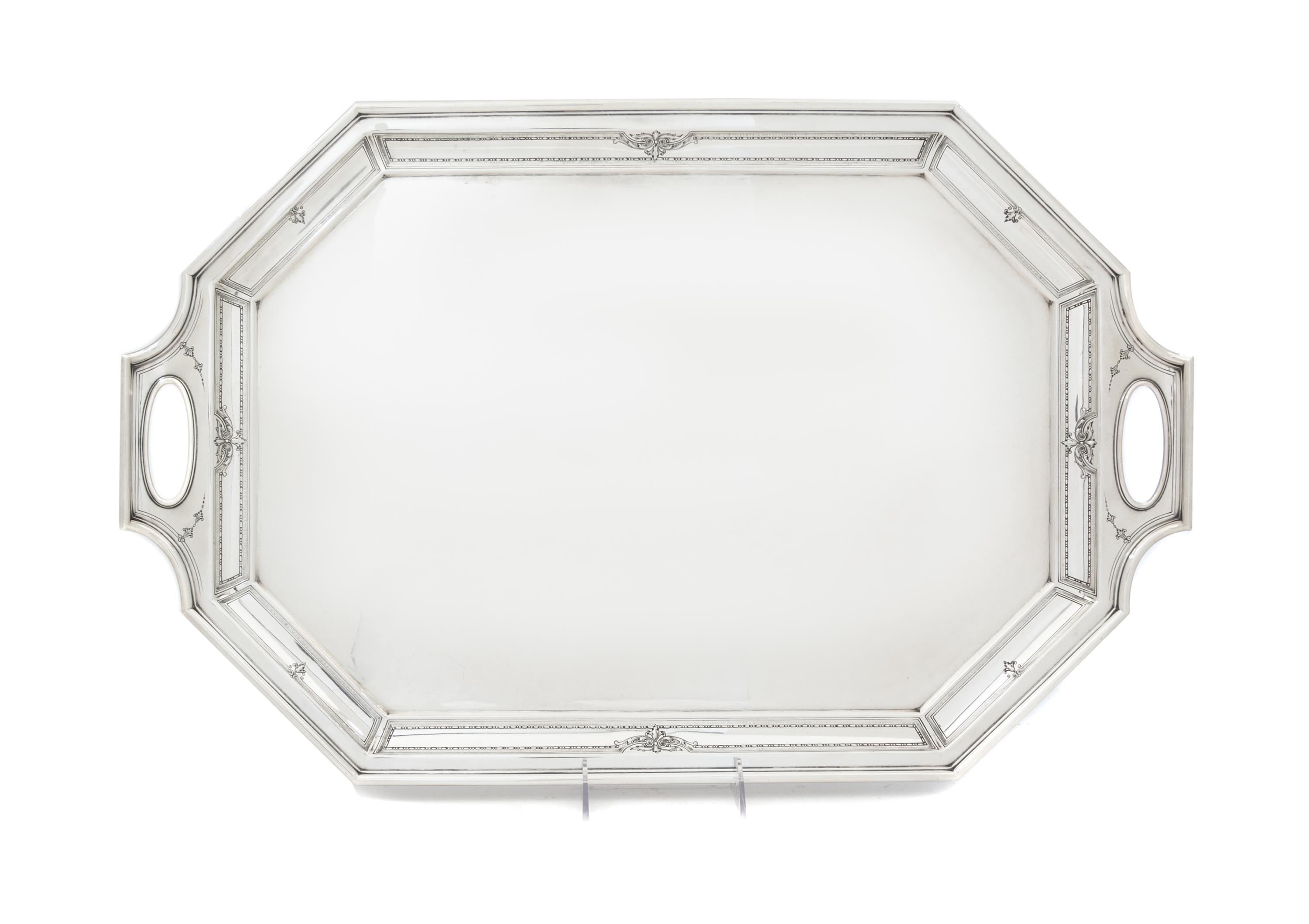 An American Silver Tray