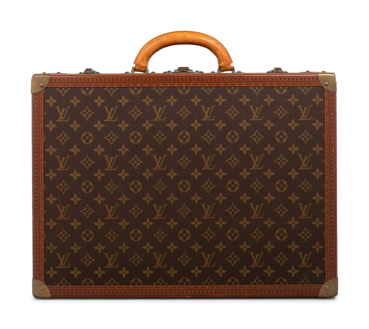 Louis Vuitton Alzer 50 Hard Side Suitcase in Monogram Canvas, Mid 20th Century