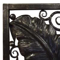 A Wrought Iron Decorative Grill 18" W x 1" D x 18" H — France, Circa 1930