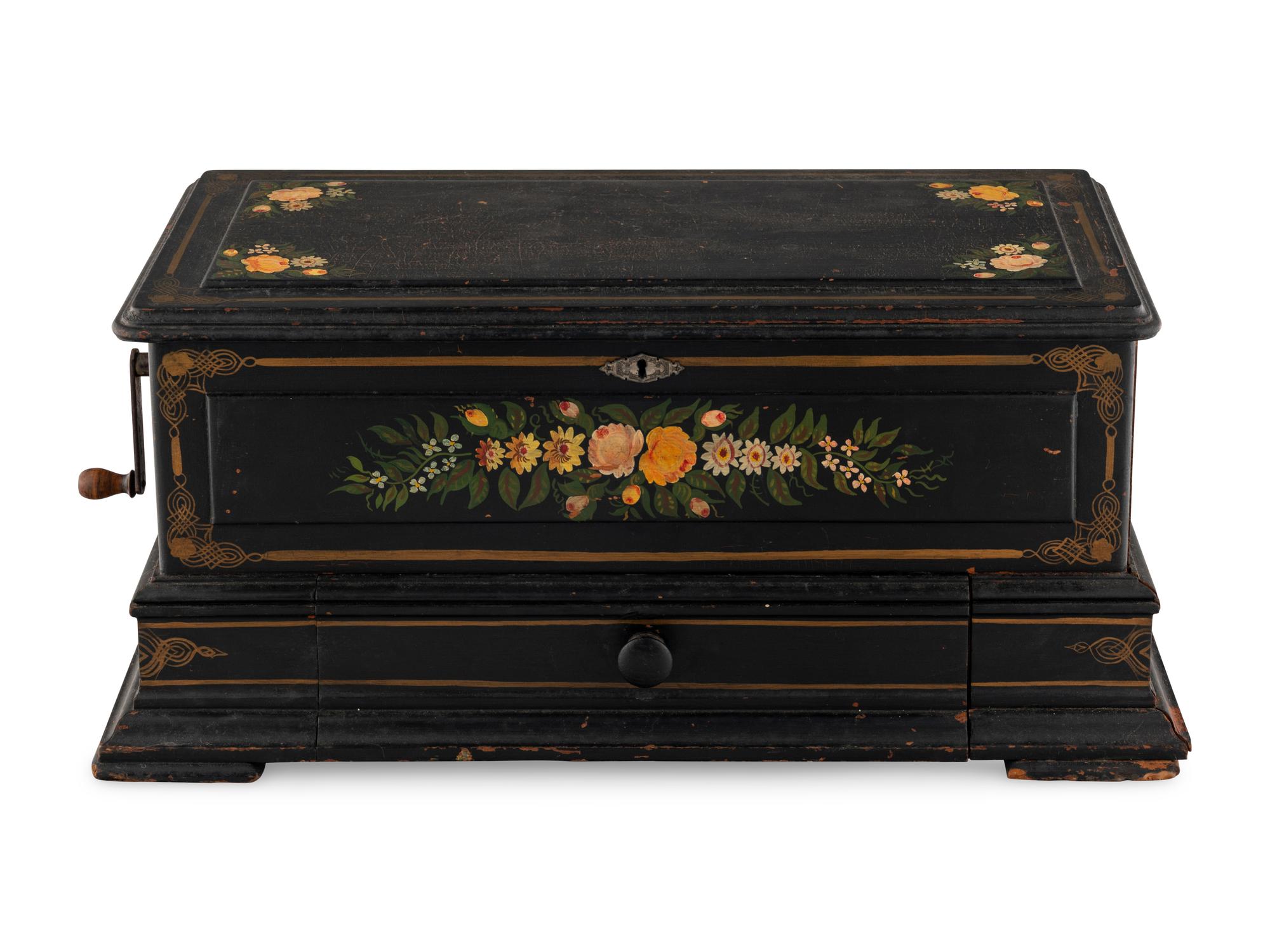 A Paillard Gloria Interchangeable Music Box