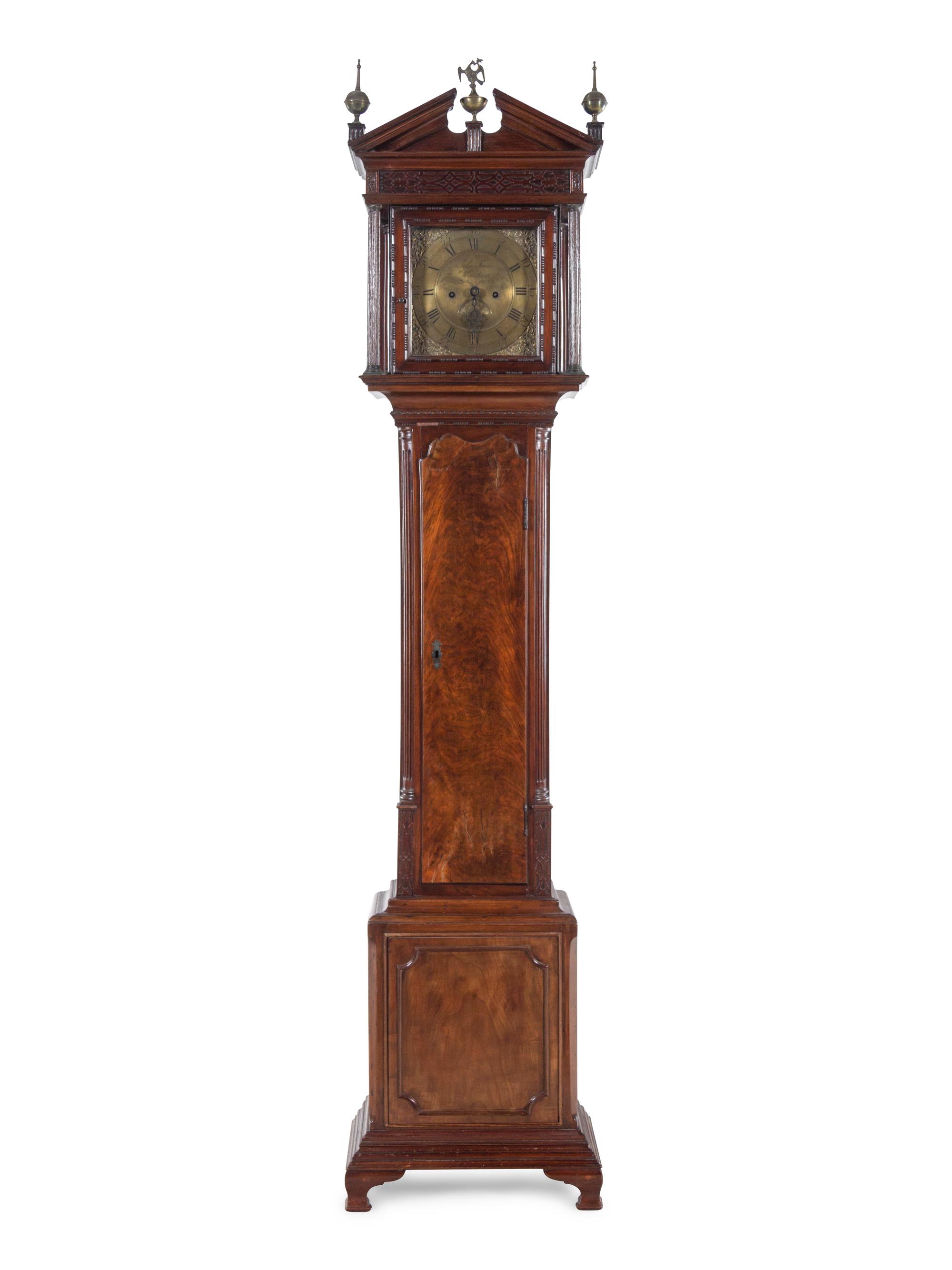 A George III Mahogany Tall Case Clock