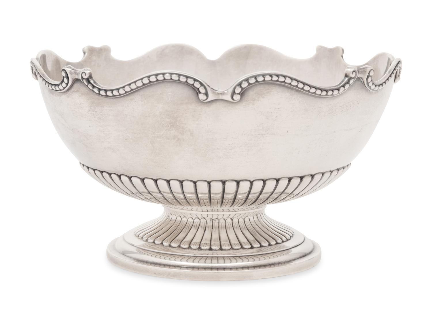 An American Silver Rose Bowl