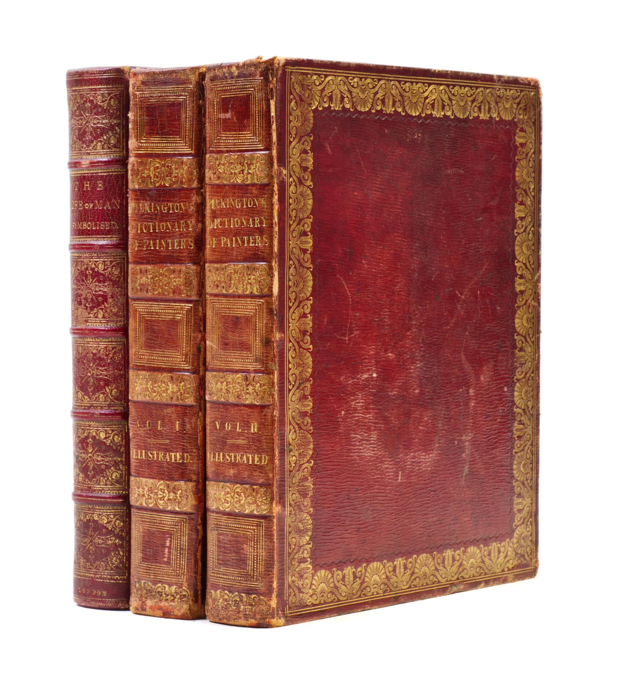 PILKINGTON, MATTHEW. A General Dictionary of Painters. London, n.d. 2 vols. With one other. (3)