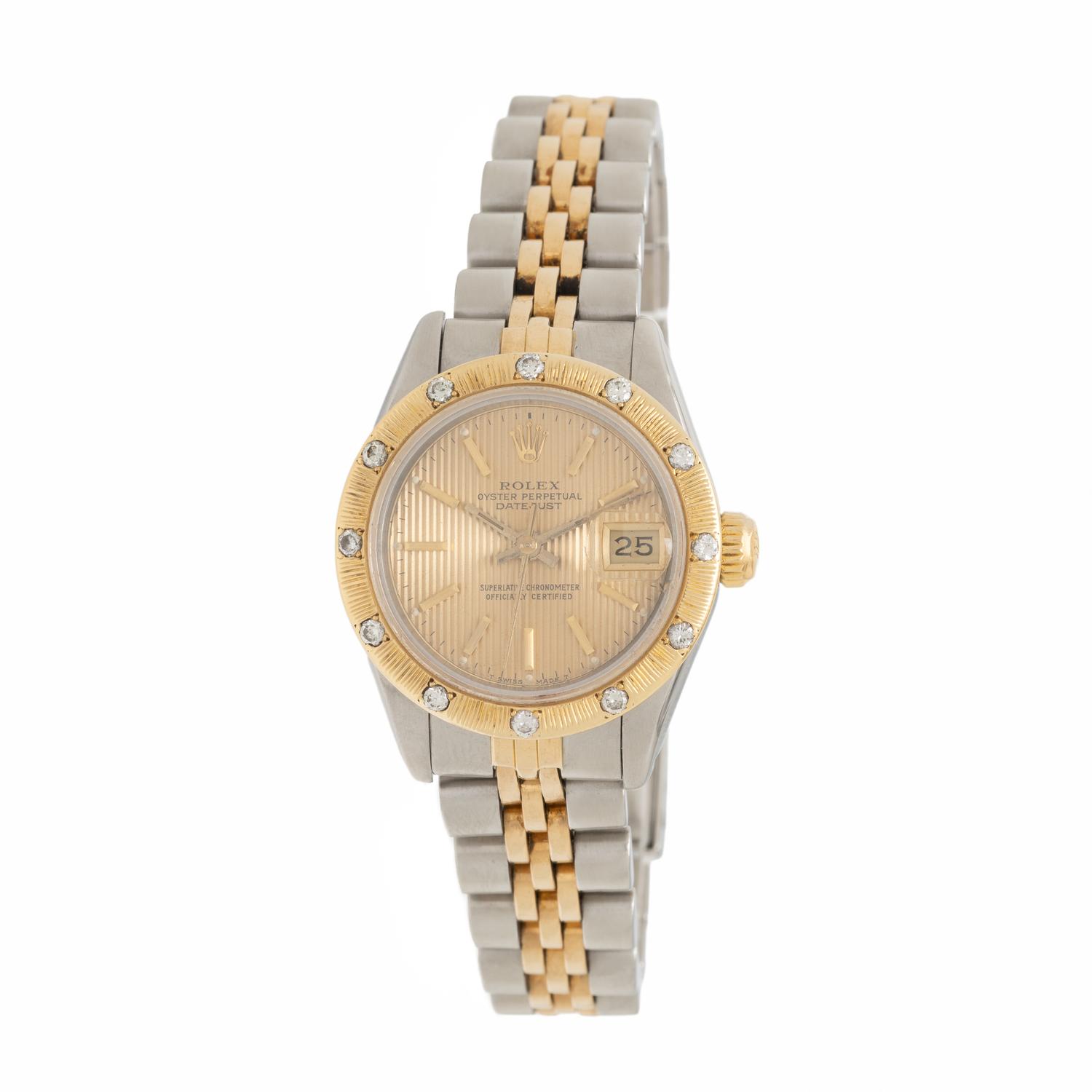 Rolex, Ref. 69173, Yellow Gold and Steel 'Datejust' Watch