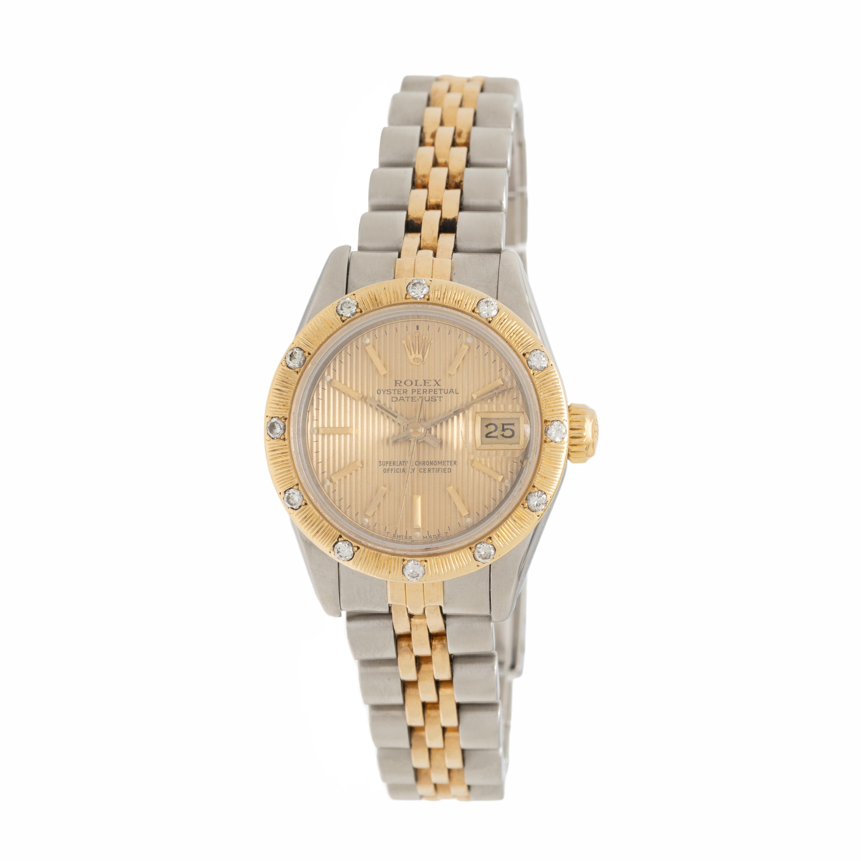 Rolex, Ref. 69173, Yellow Gold and Steel 'Datejust' Watch