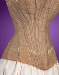 A Corset, 'Woven in Two Pieces' 1880s