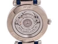 FRANCK MULLER, 18K WHITE GOLD AND DIAMOND REF. DM 42D2RCD 'DOUBLE MYSTERY' WRISTWATCH