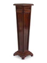 A Mahogany Pedestal