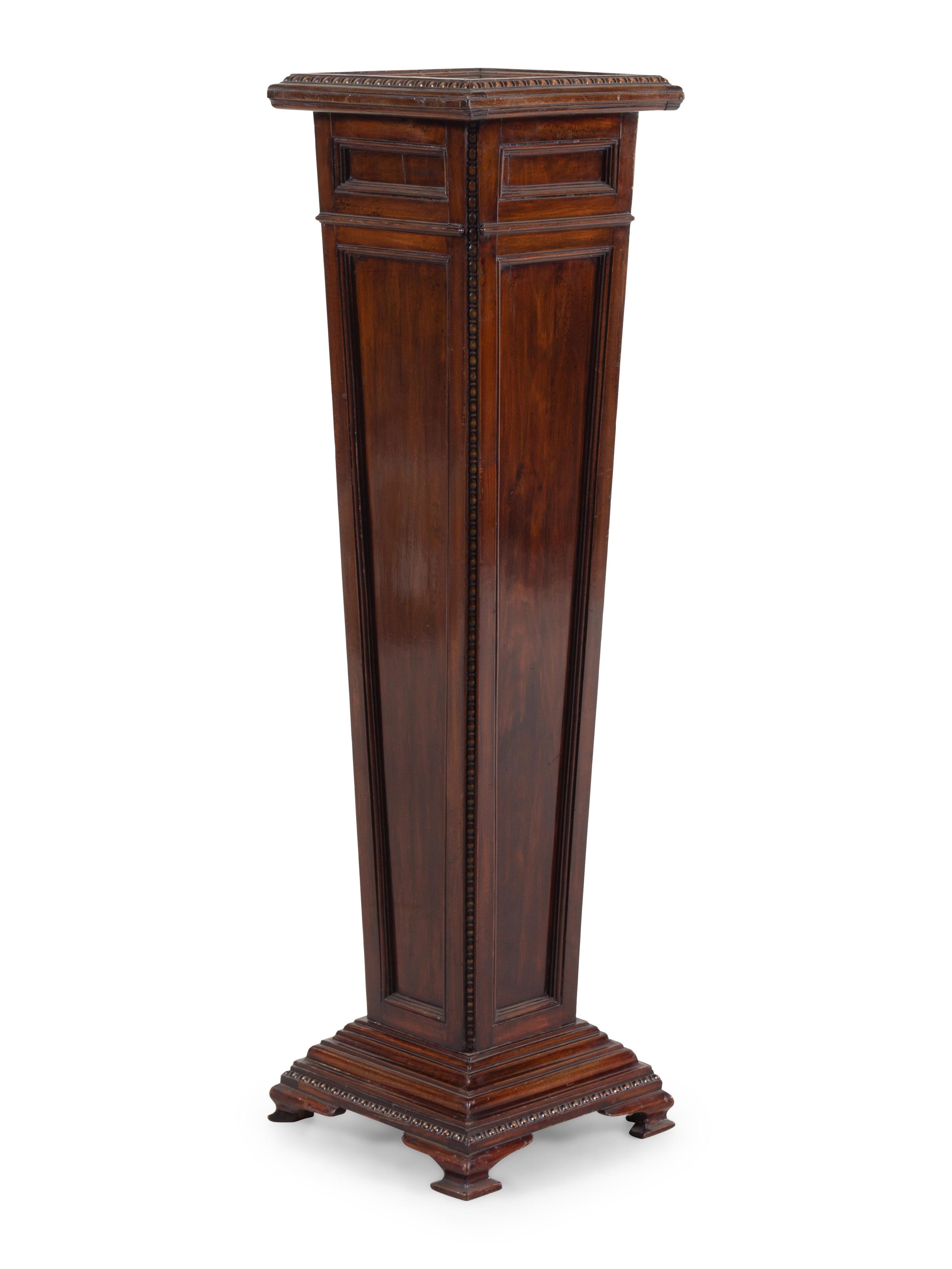 A Mahogany Pedestal