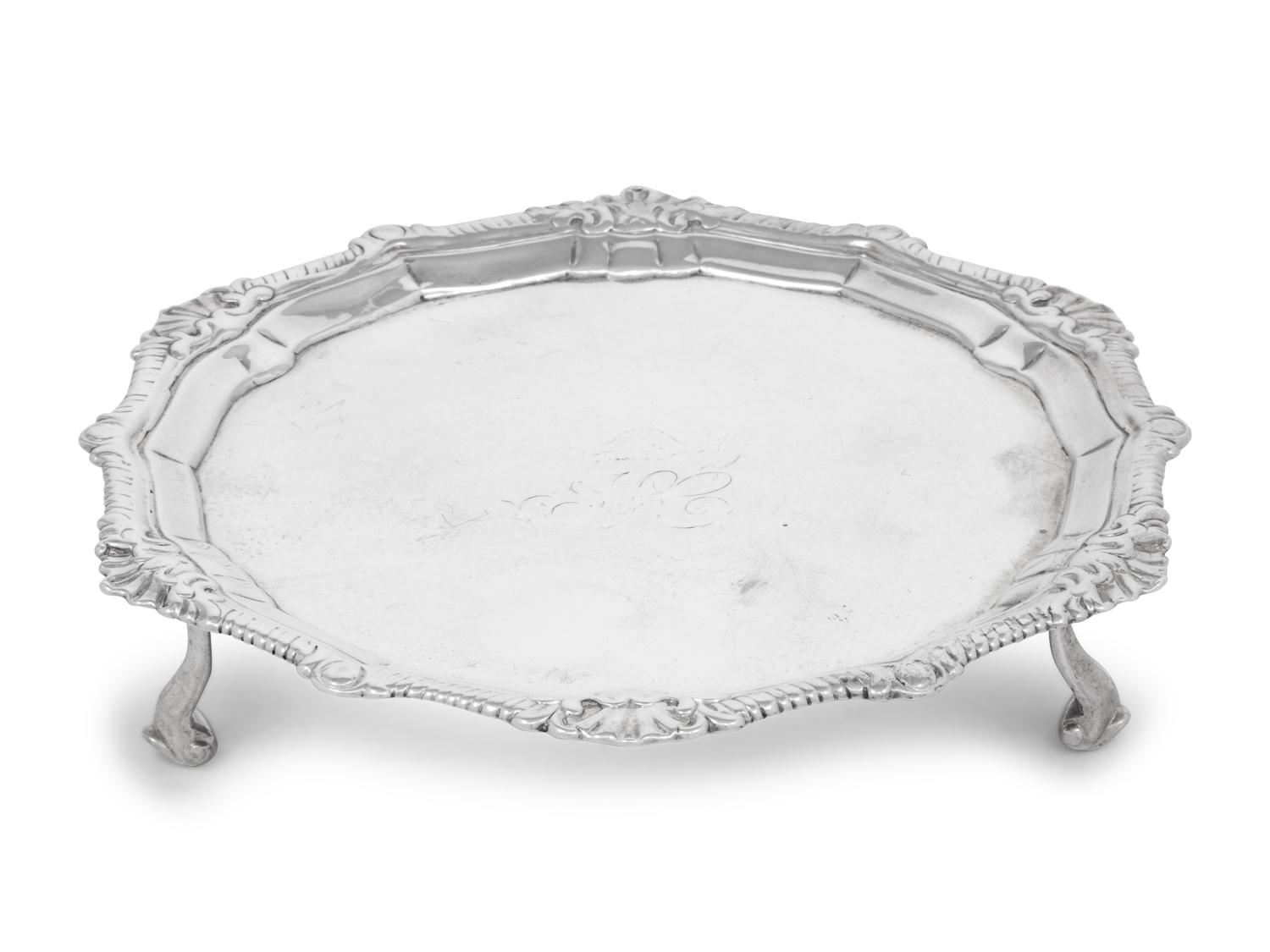 An Irish George III Silver Salver
