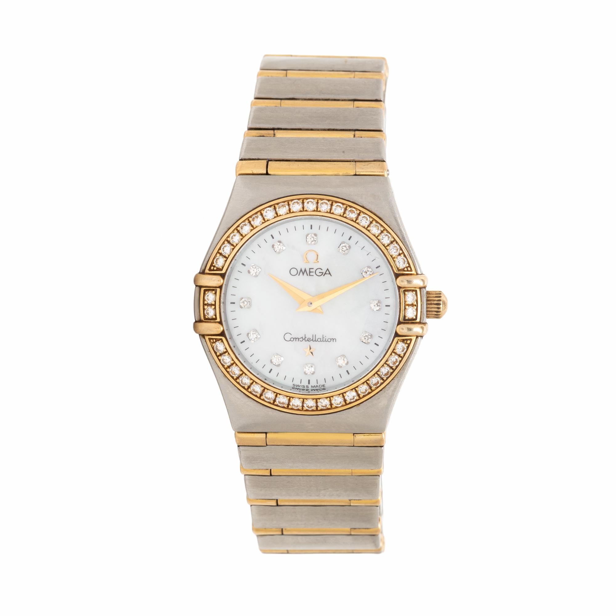 Omega, Yellow Gold and Stainless Steel 'Constellation' Watch