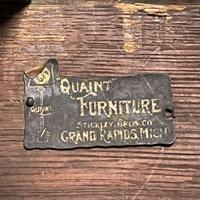Stickley Brothers (American, active 1891-1954) Settle and Armchair, USA, circa 1905