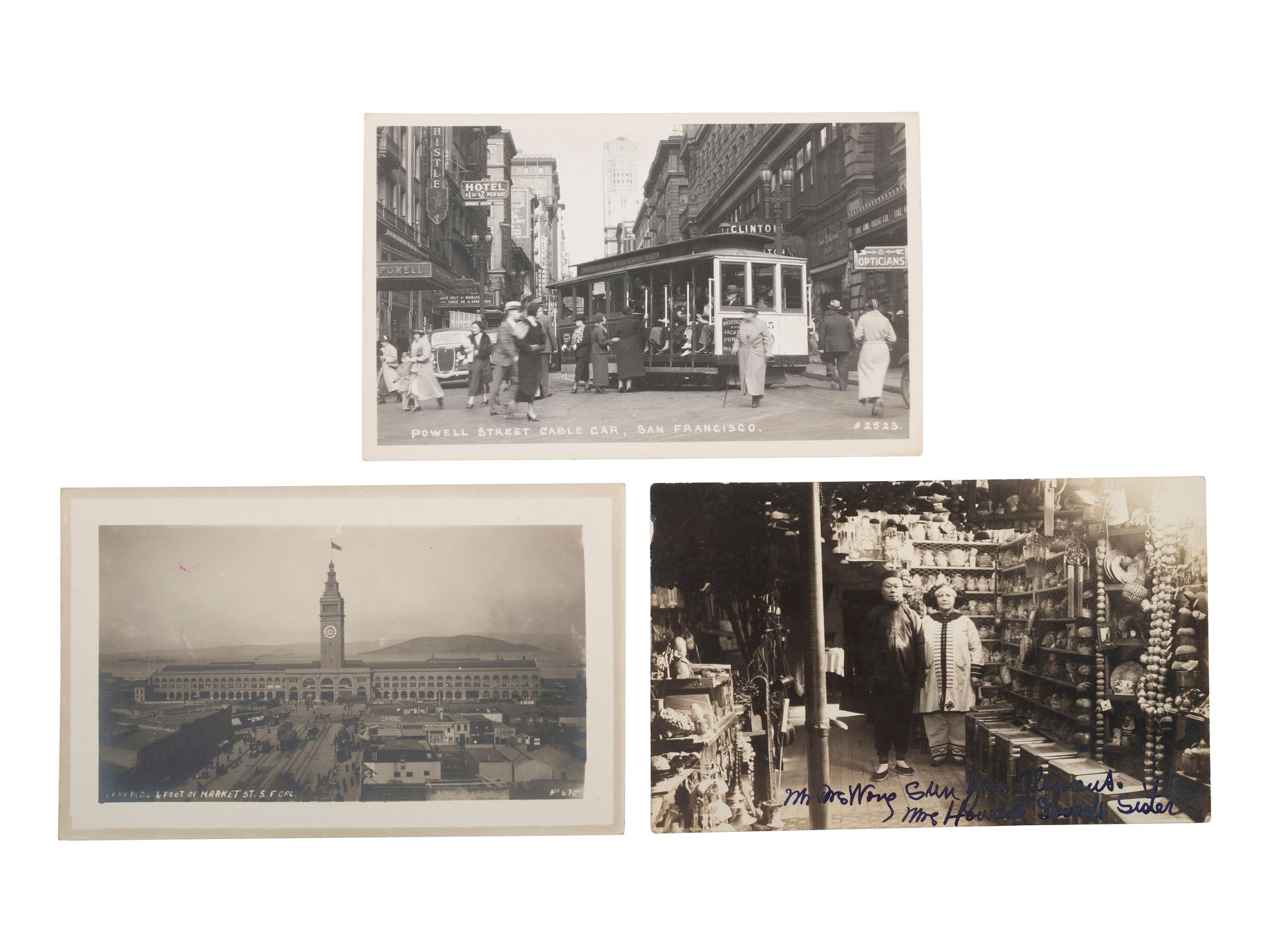 [CALIFORNIA]. Approx. 75 RPPCs and photographs of San Francisco and the Bay Area. Early 20th century