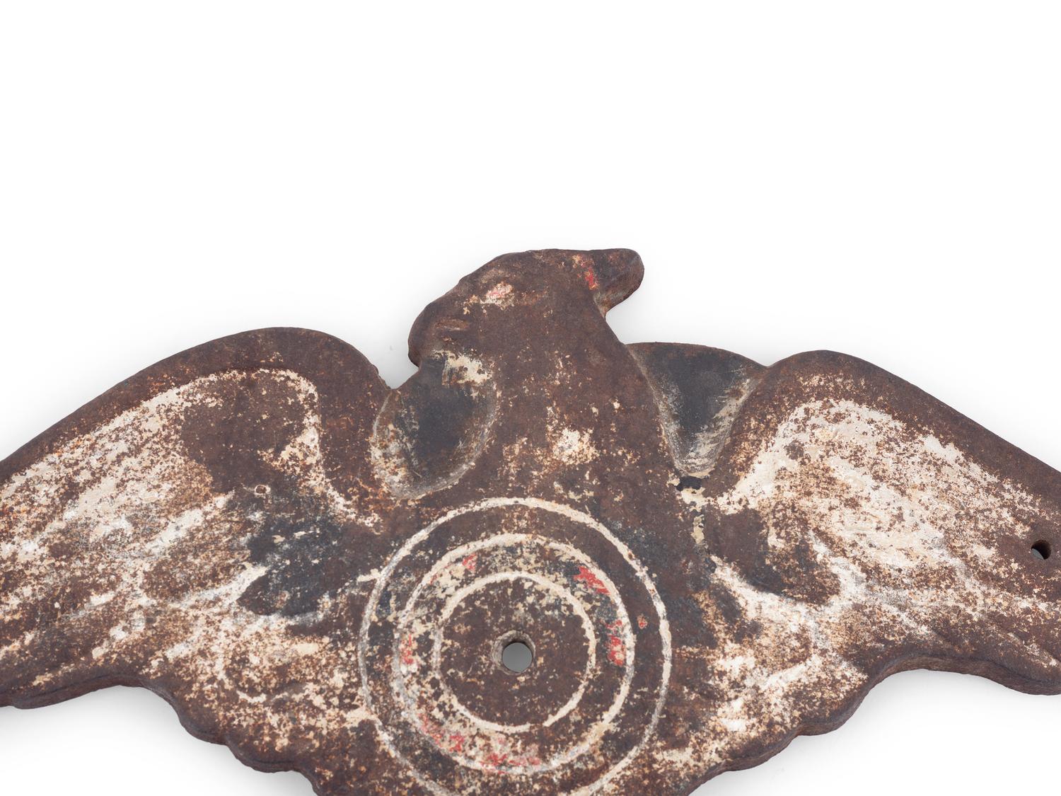A Cast Iron Spread Winged Eagle Target