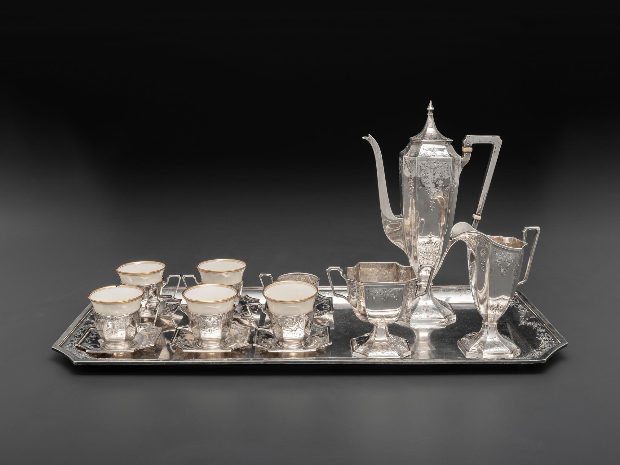 An American Silver Demitasse Service