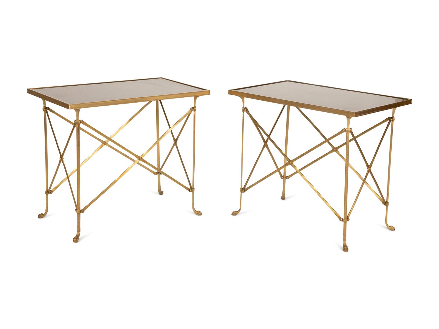 A Pair of Neoclassical Style Side Tables in the Manner of Maison Jansen