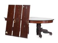 A Classical Carved Mahogany Extension Dining Table