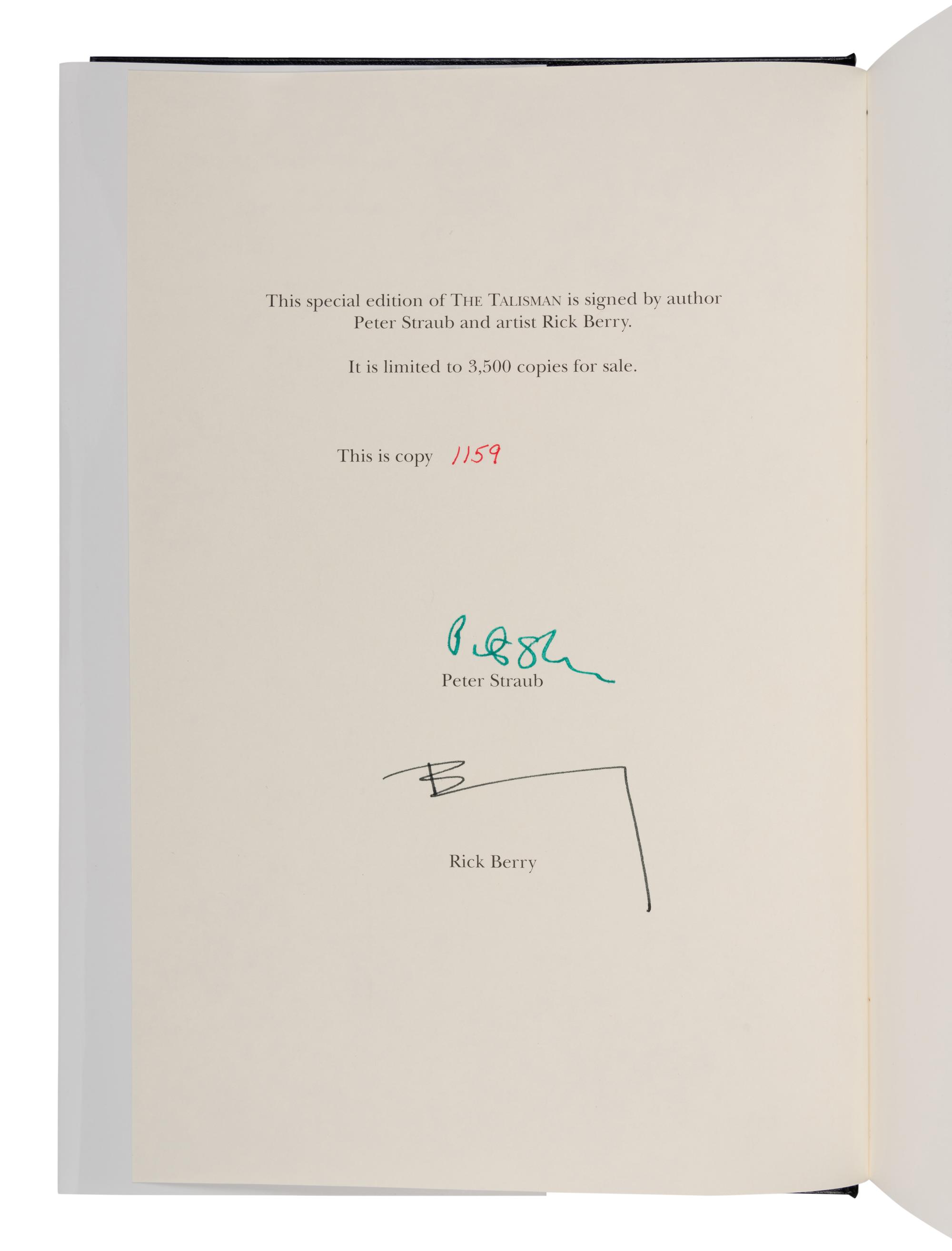 [KING, Stephen (b. 1947)]. A group of 3 works, comprising:
