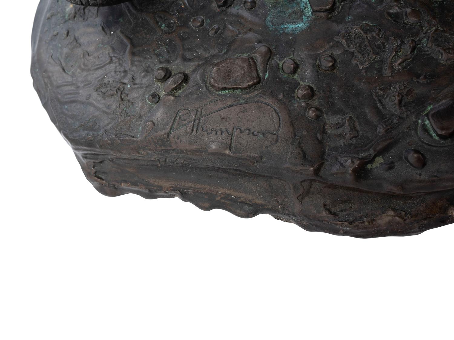 A Cast Bronze Sculpture of 'Tembo' the Elephant