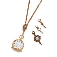 MONTANDON GENEVA, 18K YELLOW GOLD POCKETWATCH