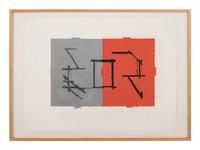 Untitled (Study for "Works on the Wall" installation at William Paterson Art Gallery, William Paterson College, Wayne, NJ)