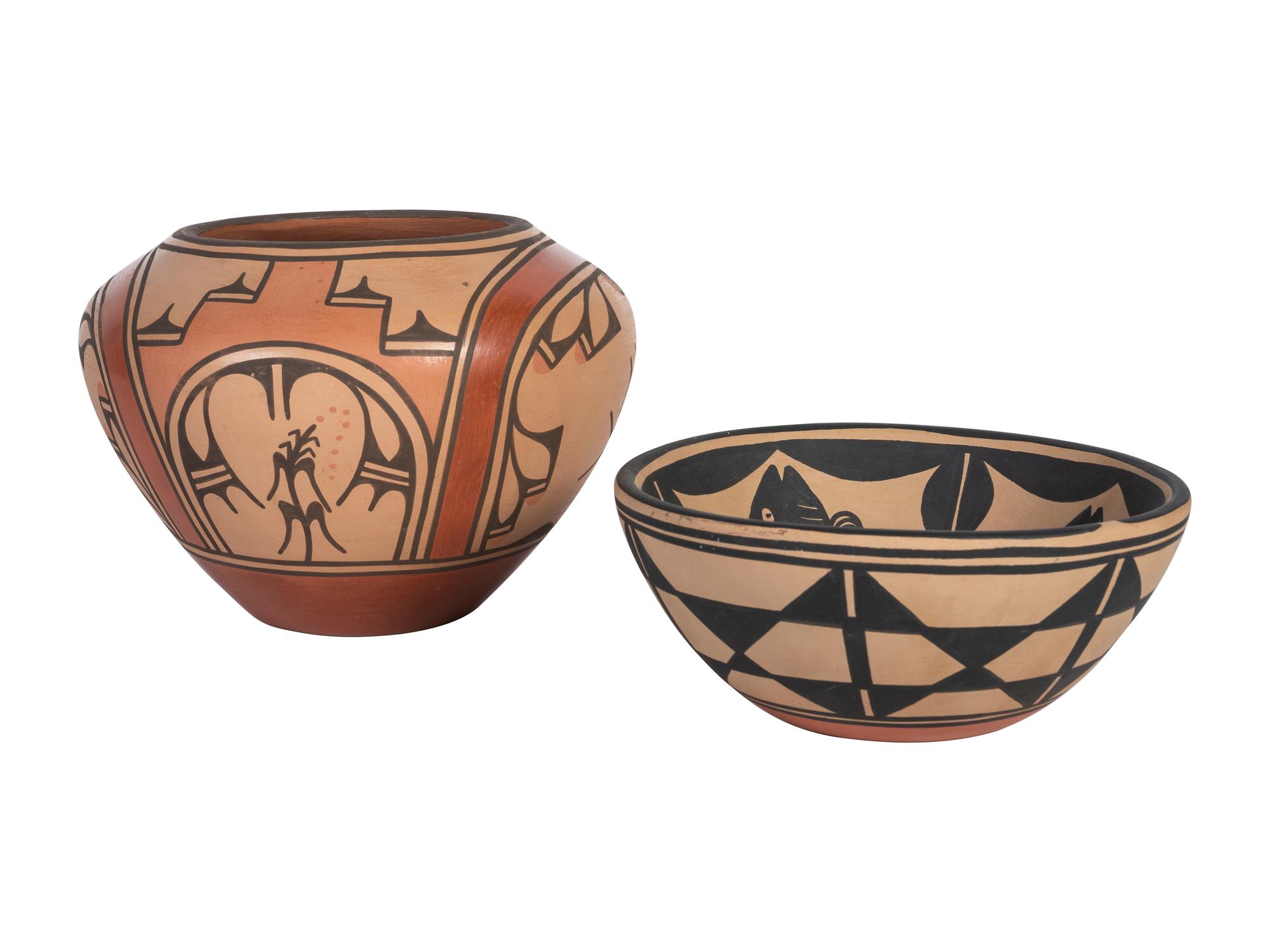Zia and Kewa Pottery