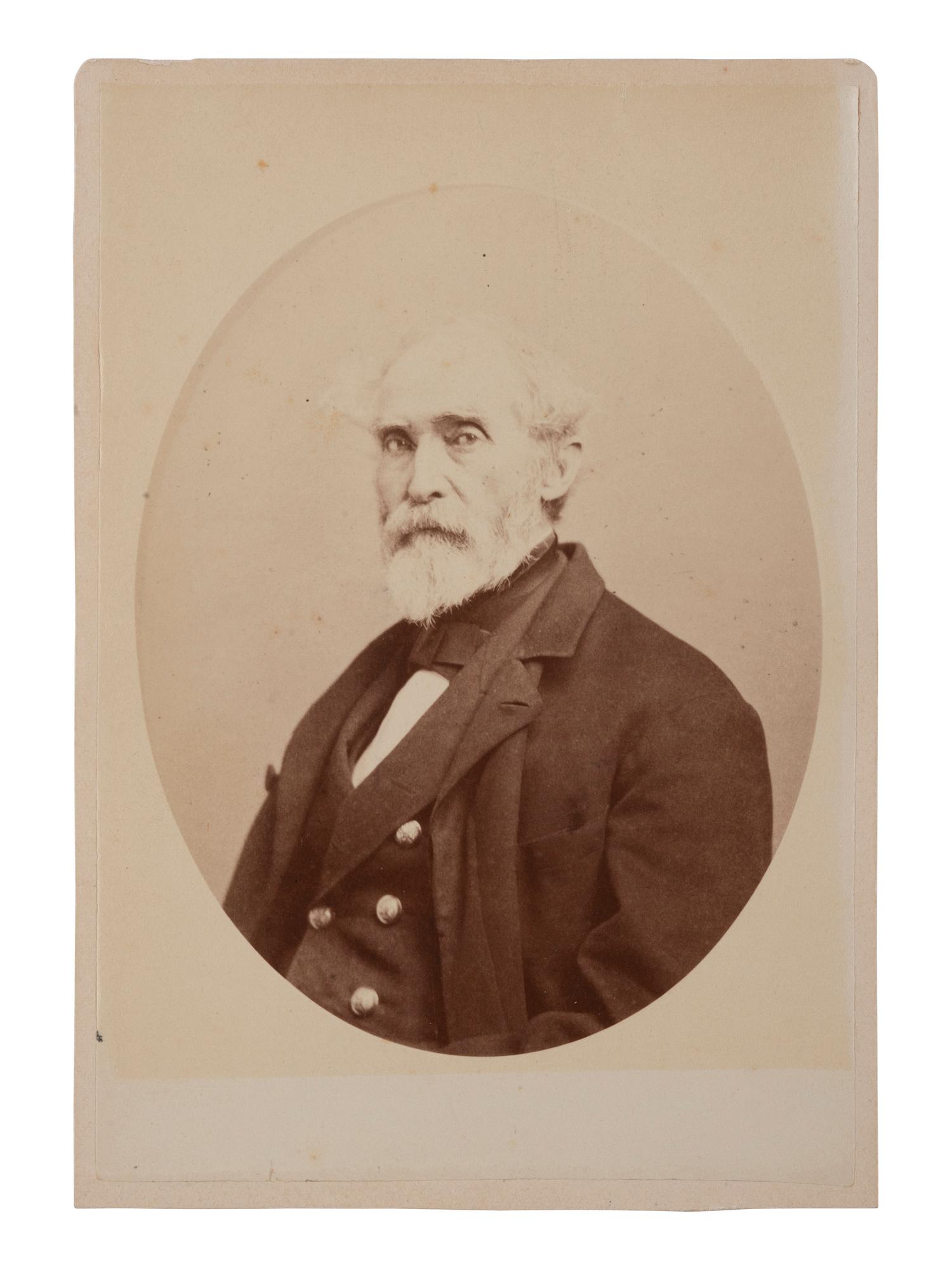 [MILITARIA]. MAHAN, Dennis H. (1802-1871). Summary of the Course of Permanent Fortification. Identified to CSA Colonel Robert Johnston. [ With: ] Photograph of Dennis H. Mahan.