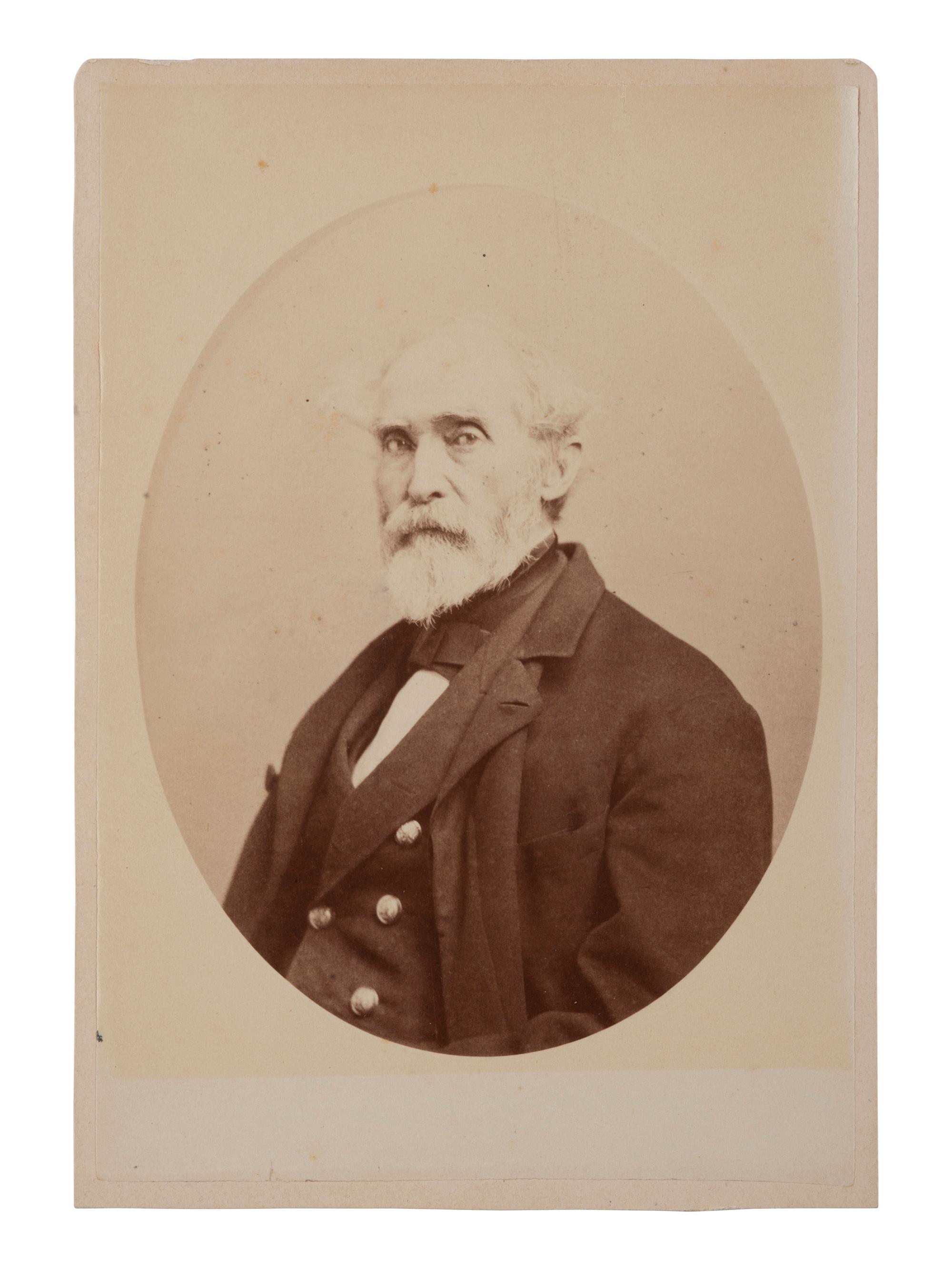 [MILITARIA]. MAHAN, Dennis H. (1802-1871). Summary of the Course of Permanent Fortification. Identified to CSA Colonel Robert Johnston. [ With: ] Photograph of Dennis H. Mahan.