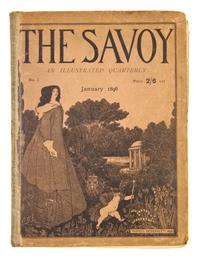 (LITERARY JOURNAL) THE SAVOY. Nos. 1-4, 6, and 8. London, 1896. Illus. by Aubrey Beardsley.