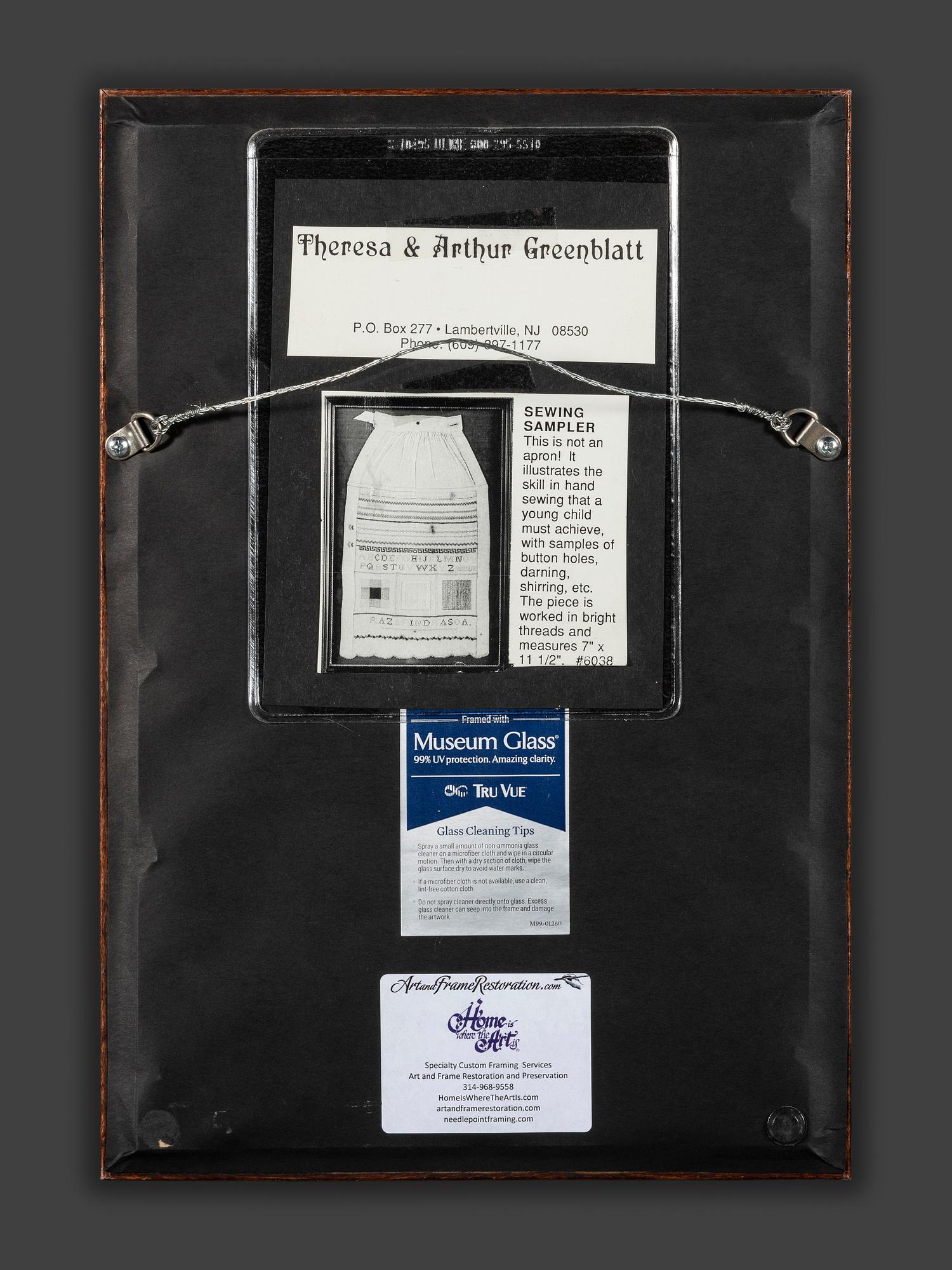 Three Needlework Alphabet Samplers, Including a Rare Apron