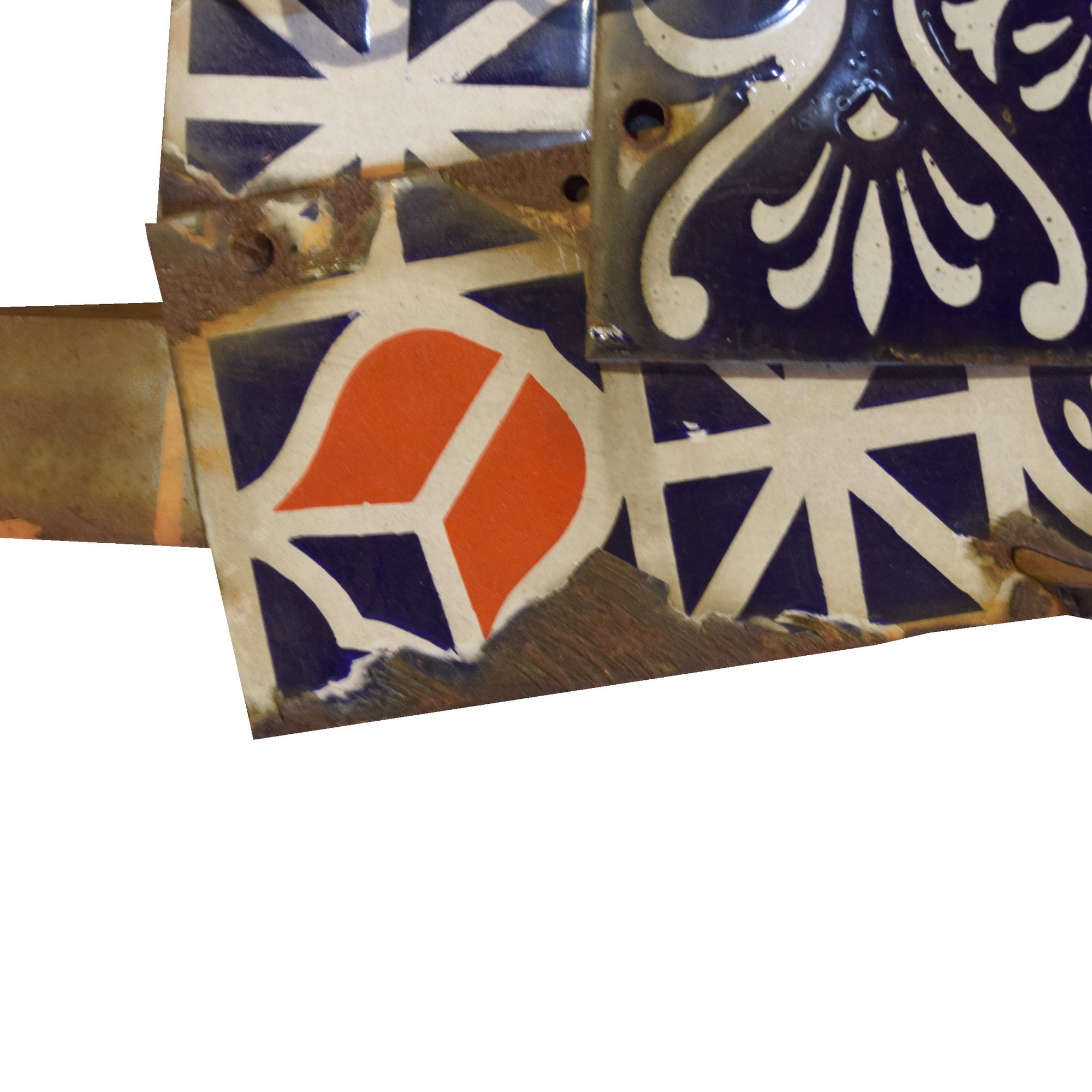 An Enameled Double-Sided Cafe Sign, Federal Electric Co., Chicago, IL. 35" W x 8" D x 118" H — United States, Early 20th Century