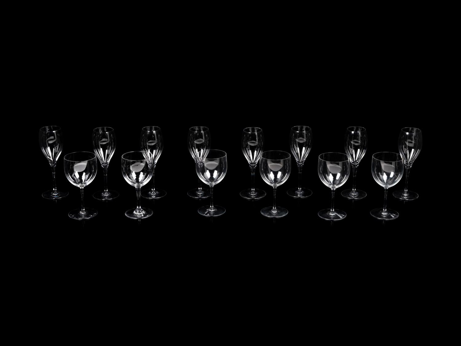 A Group of Baccarat Stemware