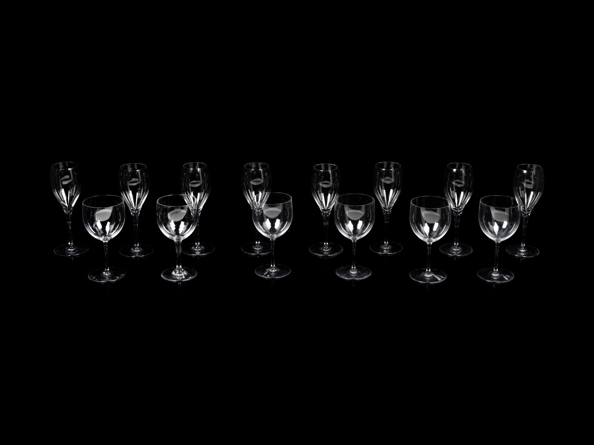 A Group of Baccarat Stemware