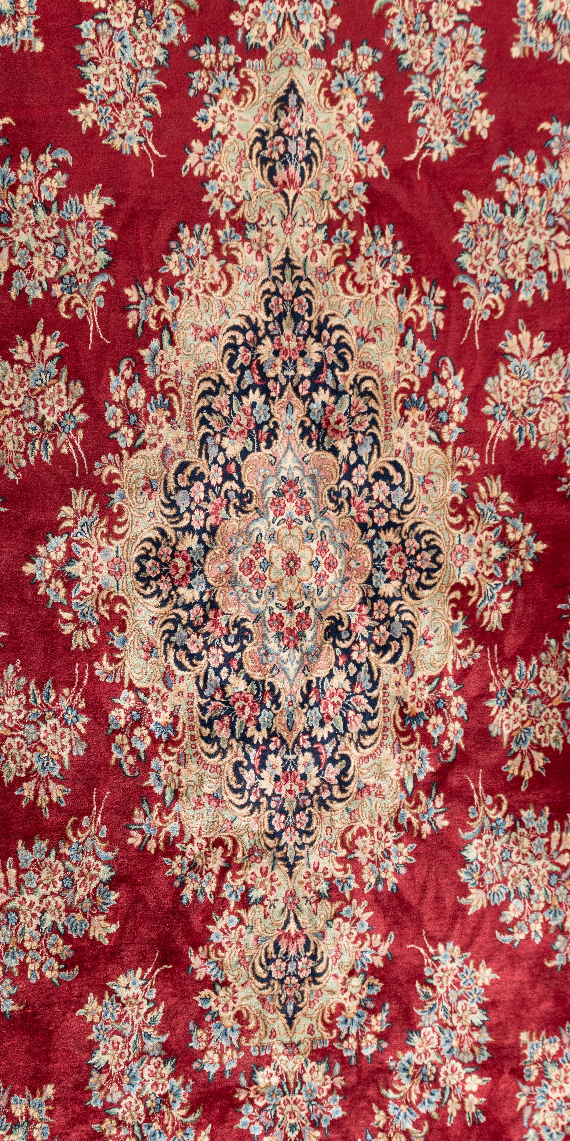 A Kirman Wool Rug