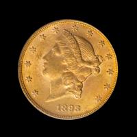 A United States 1893 Liberty Head $20 Gold Coin
