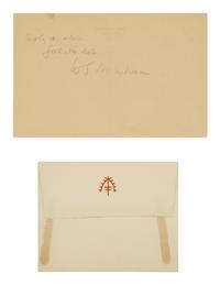 Maugham, W. Somerset (1874-1965). A small archive of letters to Sidney Joseph Perelman, 1950s-60s.
