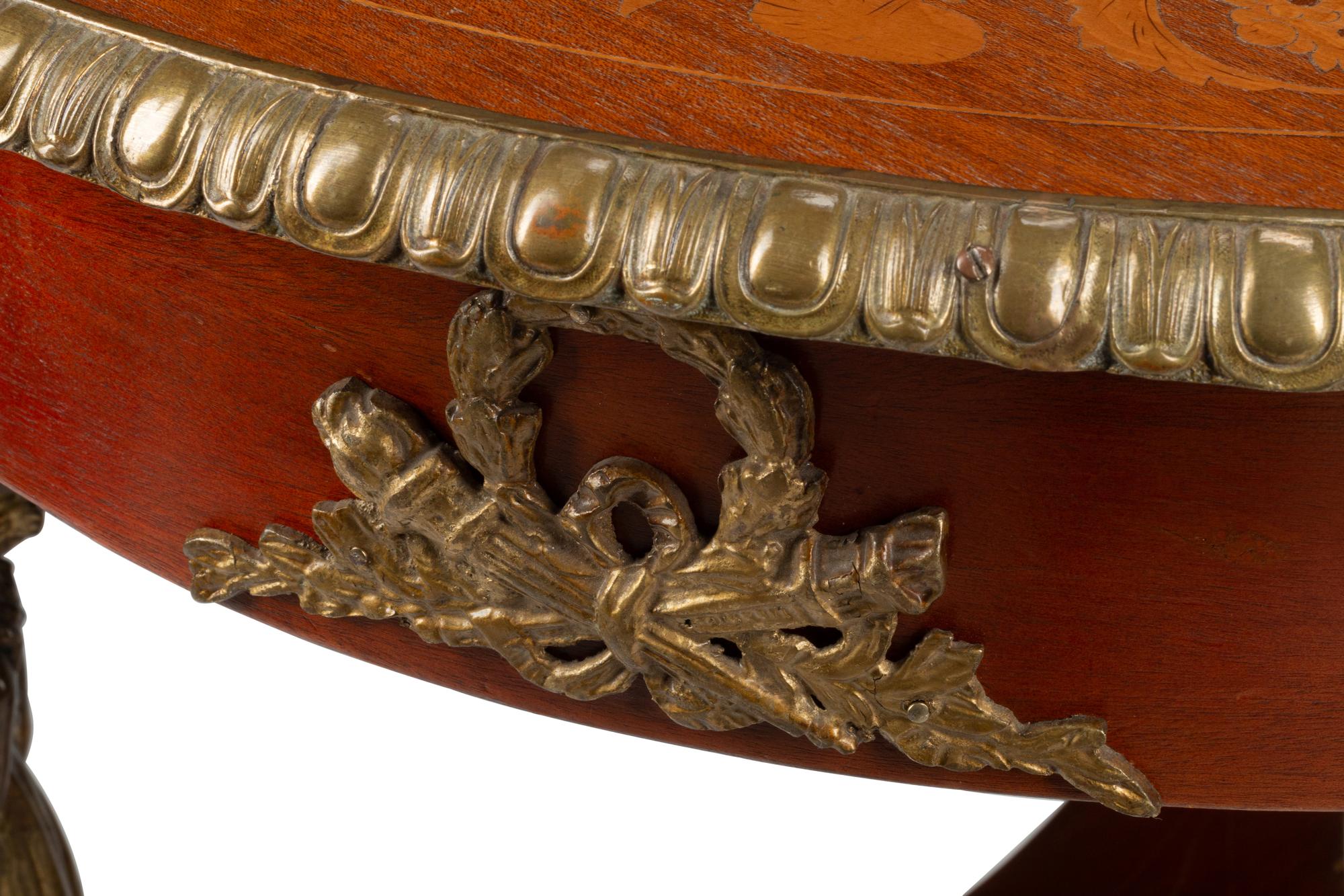 An Empire Style Bronze Mounted Guéridon