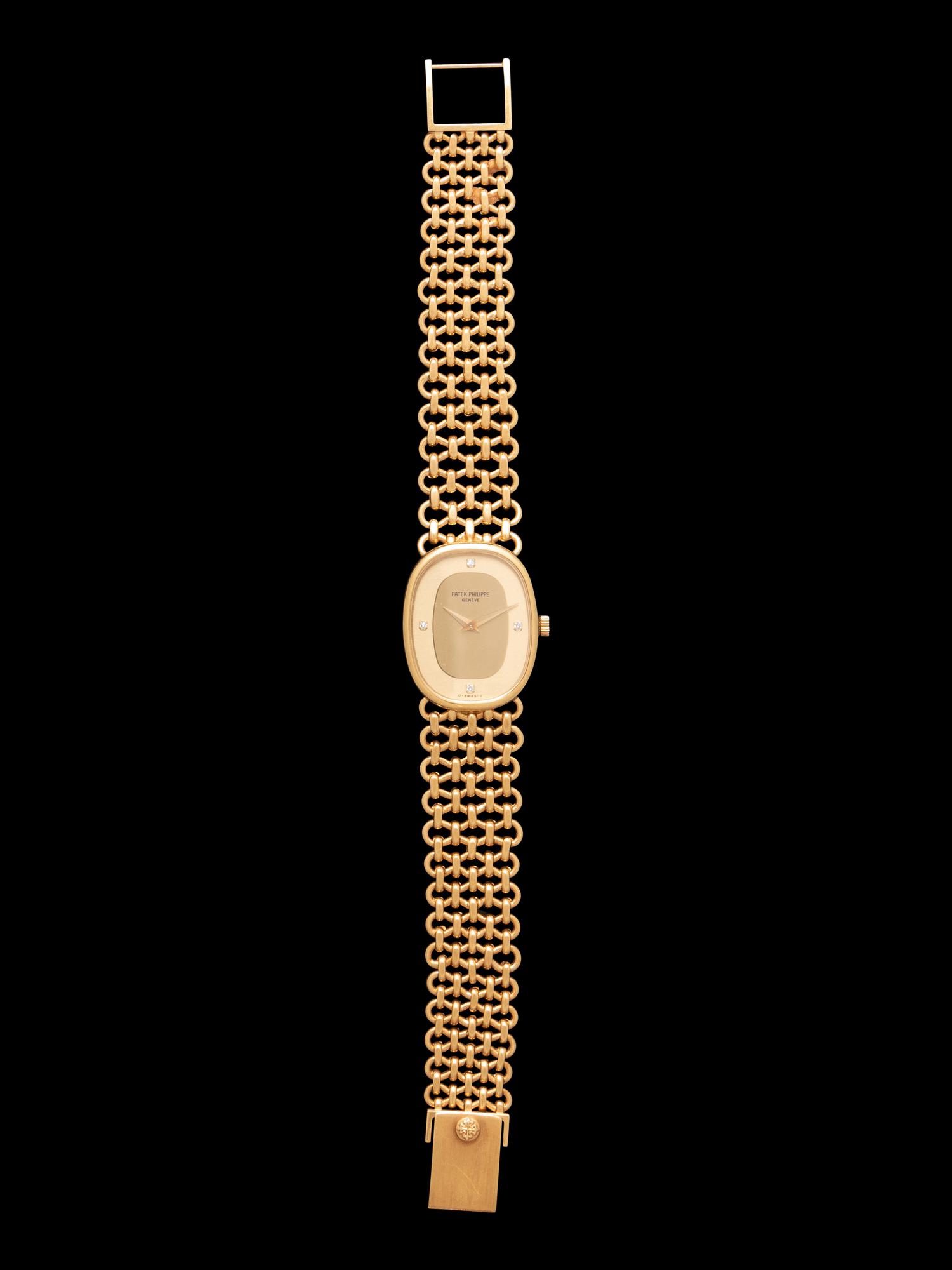 PATEK PHILIPPE, 18K YELLOW GOLD 'ELLIPSE' WATCH