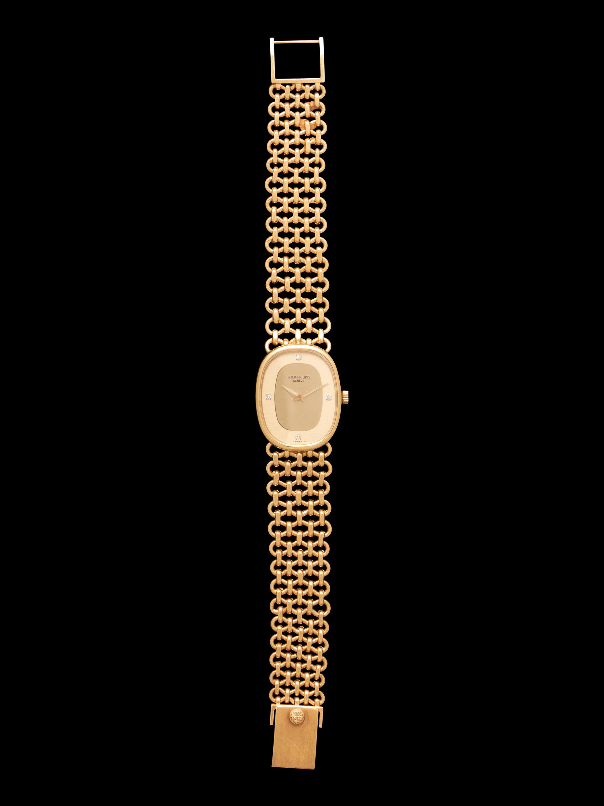 PATEK PHILIPPE, 18K YELLOW GOLD 'ELLIPSE' WATCH