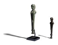 Two Roman Bronze Herms