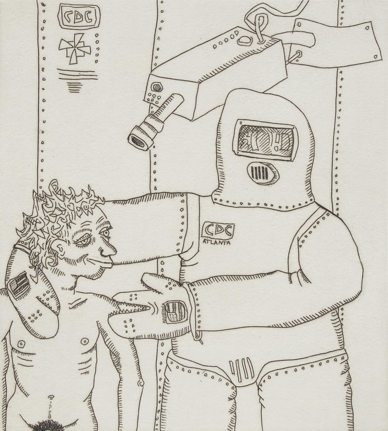 Keith Haring (American, 1958-1990) — Untitled (from The Valley ), 1989