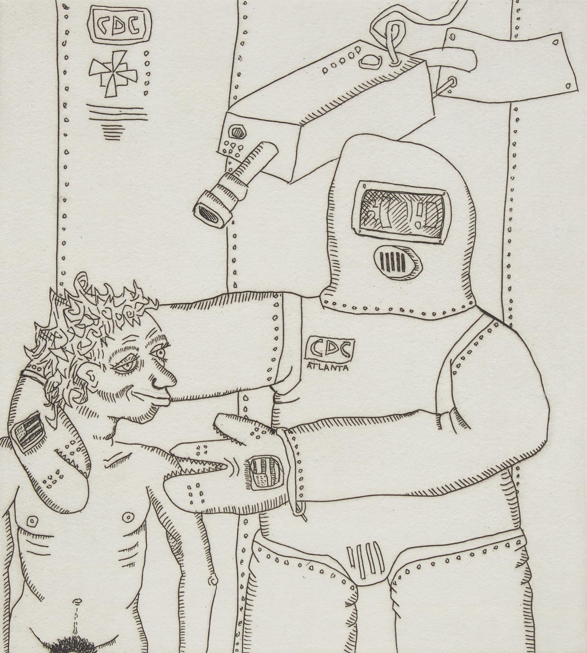 Keith Haring (American, 1958-1990) — Untitled (from The Valley ), 1989