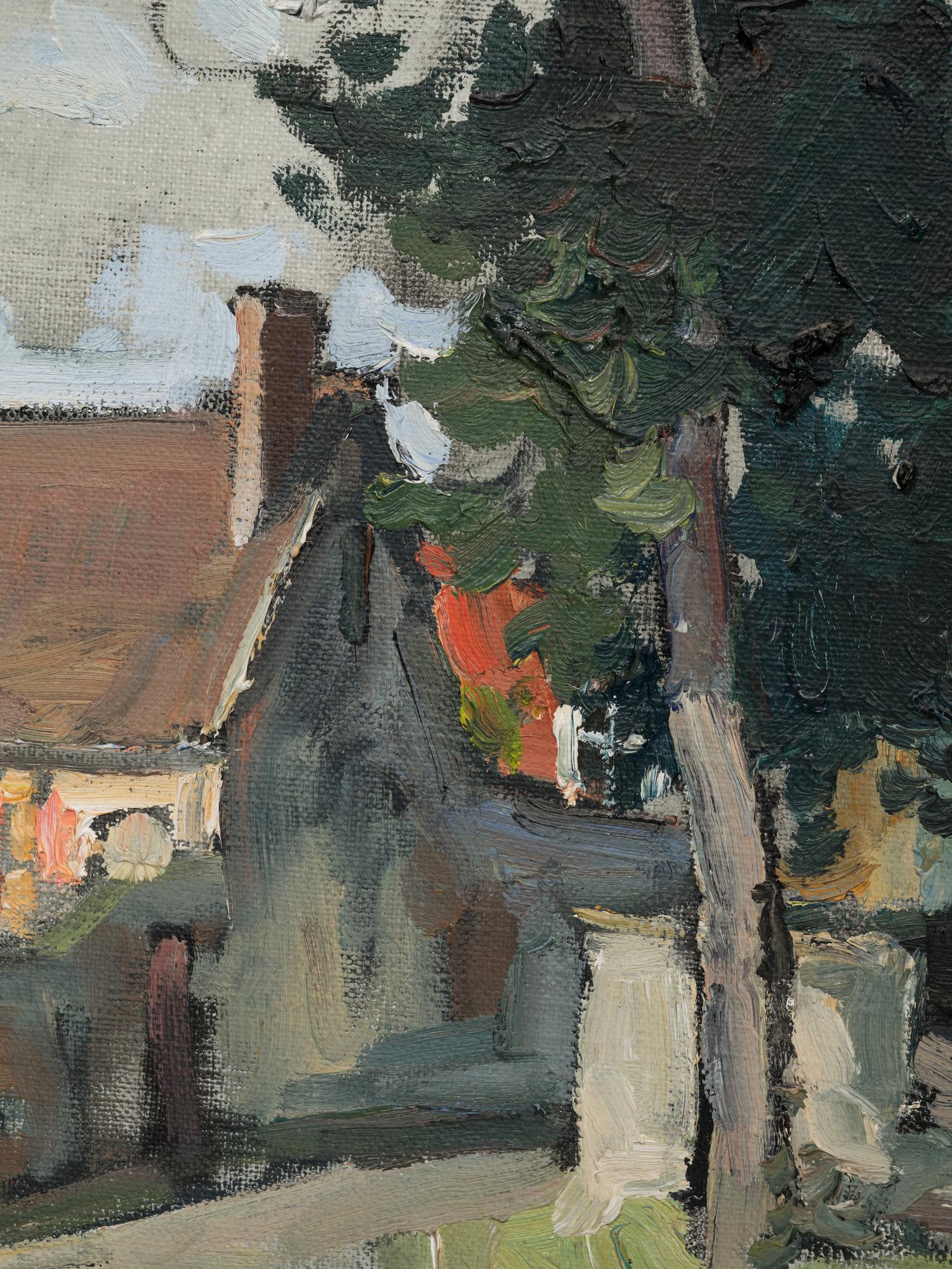 Cottages and Trees