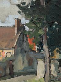Cottages and Trees