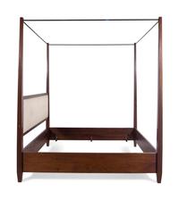 A Custom Walnut Poster Bed