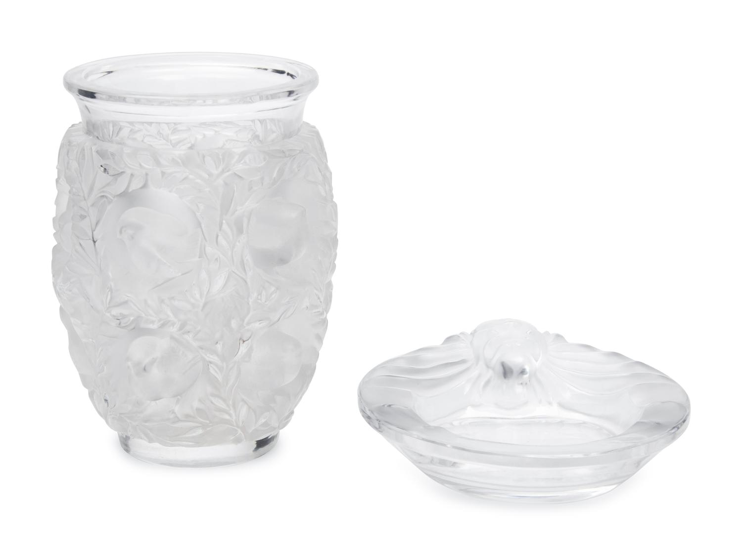 Two Lalique Table Articles