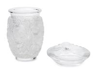 Two Lalique Table Articles