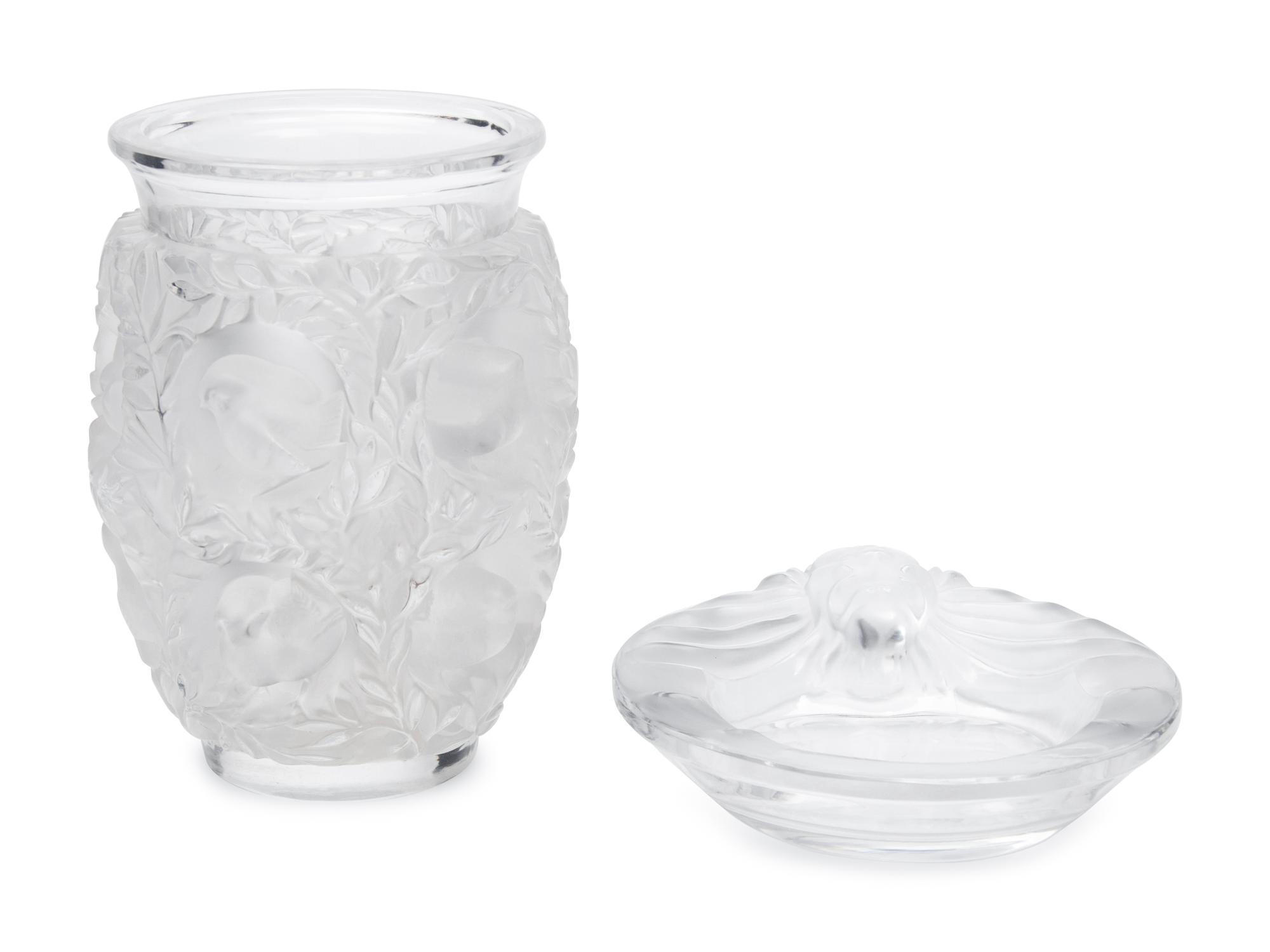 Two Lalique Table Articles