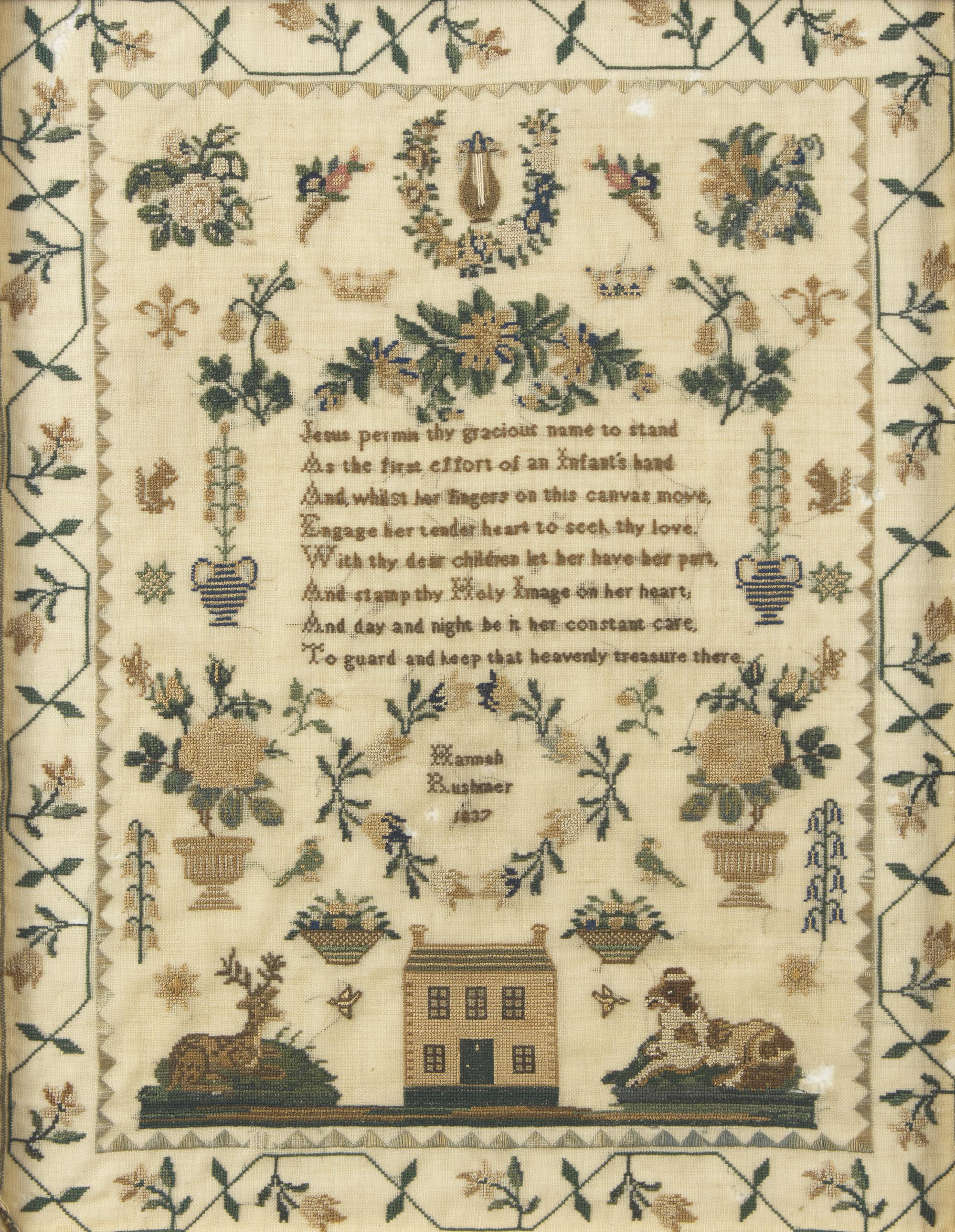 A Group of Three English or American Needlework Samplers