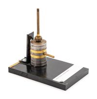 A Brass Banded Metal Engine Cylinder Demonstration Model